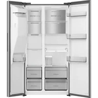 Kép 3/6 - HISENSE RS5P528STIC side by side hűtőszekrény * 528 liter C "energiaosztály Inox