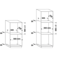 Kép 3/3 - WHIRLPOOL W7OS44S1H beépíthető sütő » 73liter