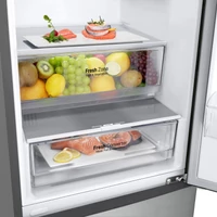 Kép 5/10 - LG GBP52PYNBN NoFrost kombinált hűtőszekrény 203/60cm, INOX