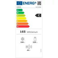 Kép 4/8 - GORENJE NK79C0DBK alulfagyasztós  hűtőszekrény 185/59.5cm