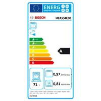 Kép 5/5 - BOSCH HRA534EBO EcoClean tisztítású beépíthető sütő  fekete