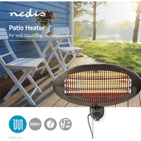 Kép 3/3 - NEDIS terasz hősugárzó 2000W