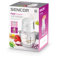 Kép 9/9 - Sencor SCB 5100WH aprító 800W/1000ml üvegedény