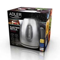 Kép 1/11 - ADLER AD-1223 vízforraló * inox  2200W 1,7L