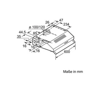 Kép 4/4 - BOSCH DUL63CC40 Serie 4 páraelszívó,fekete
