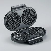 Kép 2/4 - SEVERIN WA2106  dupla gofrisütő fekete 1200W