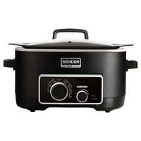 Kép 2/7 - SENCOR SPR 6100BK multifunkciós lassú főző edény » 5.5 liter 1200W