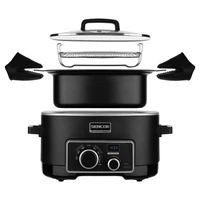Kép 3/7 - SENCOR SPR 6100BK multifunkciós lassú főző edény » 5.5 liter 1200W