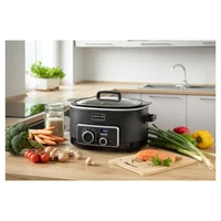 Kép 6/7 - SENCOR SPR 6100BK multifunkciós lassú főző edény » 5.5 liter 1200W