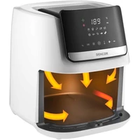 Kép 4/4 - SENCOR SFR6551WH forrólevegős fritőz * 6,5 liter / 1600W