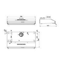 Kép 2/2 - FABER  2740 PB SRM X A60 páraelszívó * 60cm inox
