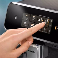 Kép 4/5 - PHILIPS  EP2334/10 2300 LatteGo  automata kávéfőző * fekete, tejhabosítóval