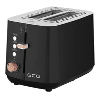 Kép 1/16 - ECG ST-2768 timber black kenyérpirító