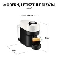 Kép 2/6 - Krups Nespresso Vertuo Pop XN920110 kapszulás kávéfőző fehér