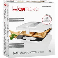 Kép 4/5 - Clatronic szendvicssütő 4 szeletes 1200W