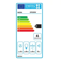 Kép 5/5 - MORA OP630W hagyományos páraelszívó 60cm fehér