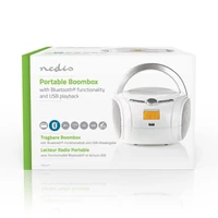 Kép 4/5 - NEDIS SPBB100WT CD rádió/BT/USB/MP3/AUX