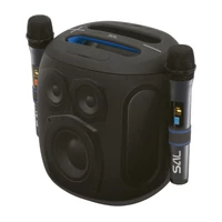 Kép 2/2 - SAL PARCUBE boombox, 100 W, 2db vezeték nélküli mikrofon, 5db hangszóró,