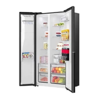 Kép 4/4 - GORENJE NRS9E6BX side by side hűtőszekrény * fekete / jégadagolóval E"energiaosztály