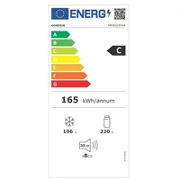 Kép 4/4 - GORENJE NRC61CSXL4 alulfagyasztós hűtőszekrény  185/60cm inox