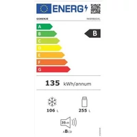 Kép 4/4 - GORENJE NK89B0DXL NoFrost alulfagyasztós hűtőszekrény 200/60cm 255/106L INOX