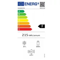 Kép 3/3 - HAUSMEISTER HM3222 felülfagyasztós hűtőszekrény 142/55cm  169/37L fehér