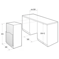 Kép 3/5 - GORENJE RBIU309EP1 beépíthető hűtőszekrény