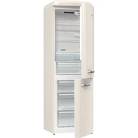 Kép 1/4 - GORENJE ONRK619DC retró kombinált hűtőszekrény Bézs 194/60cm