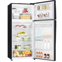 Kép 2/4 - LG GTF744BLPZD NoFrost felülfagyasztós hűtőszekrény 180/78cm 379/130L