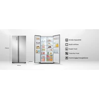 Kép 6/6 - HISENSE RS677N4ACC side by side hűtőszekrény 334/185 liter C energiaosztály