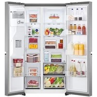 Kép 5/6 - LG GSJV51PZTE side by side hűtőszekrény 179/90cm