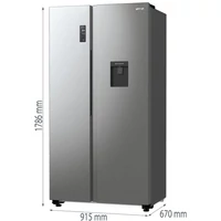 Kép 3/6 - GORENJE NRR9185EASWD side by side hűtőszekrény