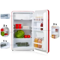 Kép 3/5 - PRIMO PR109KRK hűtőszekrény * 85/50cm piros