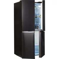 Kép 2/3 - HISENSE RQ563N4SF2 side by side hűtőszekrény * fekete 4ajtó