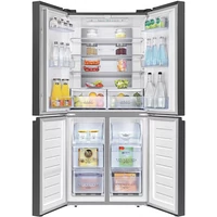 Kép 1/3 - HISENSE RQ563N4SF2 side by side hűtőszekrény * fekete 4ajtó