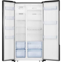Kép 5/5 - HISENSE RS670N4BF3 side by side hűtőszekrény * 90cm fekete
