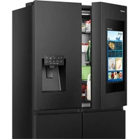 Kép 2/5 - HISENSE RQ 760 N4IFE Side by Side hűtőszekrény * 180/92 cm *345/188 liter* fekete*