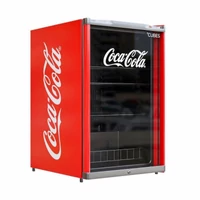 Kép 1/7 - CUBES CC166 COCA-COLA üvegajtós italhűtő