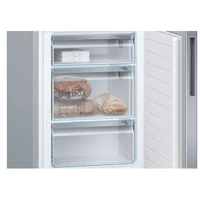 Kép 3/5 - BOSCH alulfagyasztós hütő 201/60cm inox