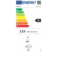 Kép 7/7 - GORENJE egyajtós hűtő 185/60cm 398L fehér