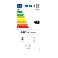 Kép 3/3 - GABA GMR-31W mini fagyasztószekrény 31L