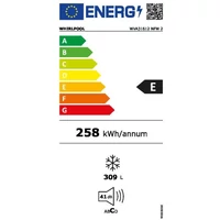 Kép 3/3 - WHIRLPOOL WVA 31612NFW fagyasztó szekrény  *7 fiók* 303/liter*