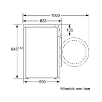 Kép 4/5 - BOSCH WAN28293BY 9kg elöltöltős mosógép 9kg /1400 centrifuga