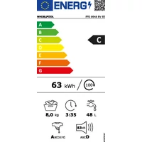 Kép 5/5 - WHIRLPOOL FFD 8648 BV EE elöltöltős mosógép- 8/kg 1600/fordulat