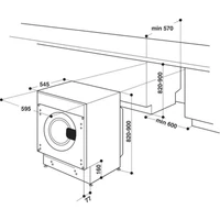Kép 5/6 - WHIRLPOOL BI WMWG 71483E EU beépíthető mosógép *7/kg *1400/fordulat