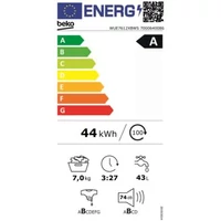 Kép 3/3 - WHIRLPOOL WUE7612XB WS elöltöltős mosógép 7/kg* 1200/fgordulat *