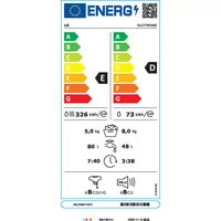 Kép 9/9 - LG mosó-szárítógép F4J3TM5WE 8/5kg 1400/fordulat