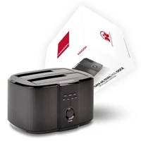 Kép 2/3 - AXAGON ADSA-ST  dokkoló állomás *   USB 3.0 SATA fekete dual