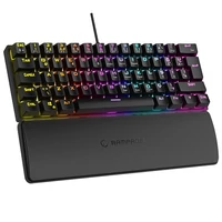 Kép 1/3 - Rampage  PLOWER K60 billentyűzet * vezetékes angol, fekete, RGB