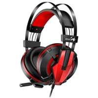 Kép 2/3 - GENIUS  HS-G710V USB fekete-piros gamer headset * vezetékes